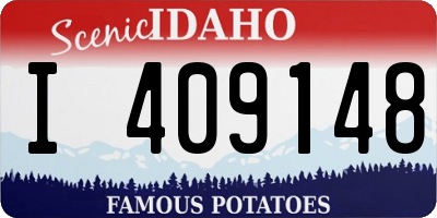 ID license plate I409148