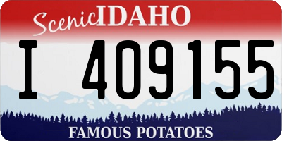 ID license plate I409155