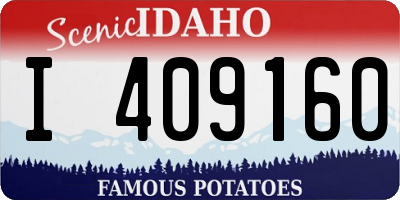 ID license plate I409160