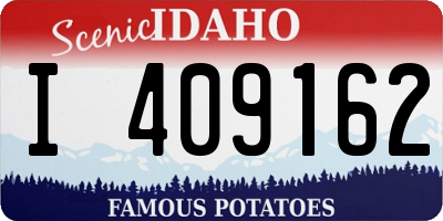 ID license plate I409162