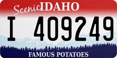 ID license plate I409249
