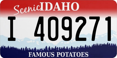 ID license plate I409271