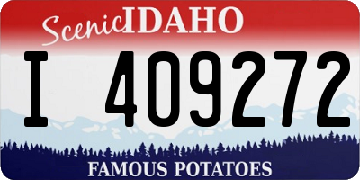 ID license plate I409272