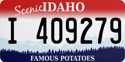 ID license plate I409279
