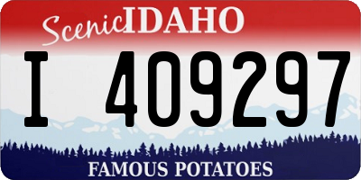 ID license plate I409297