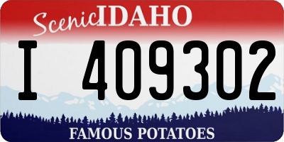 ID license plate I409302