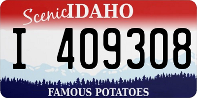 ID license plate I409308