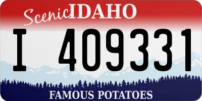 ID license plate I409331