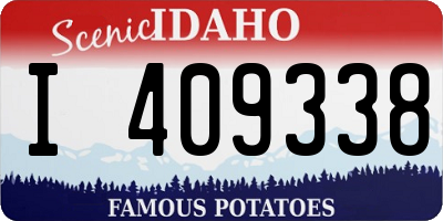 ID license plate I409338