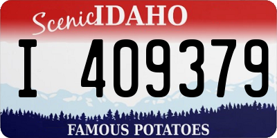 ID license plate I409379