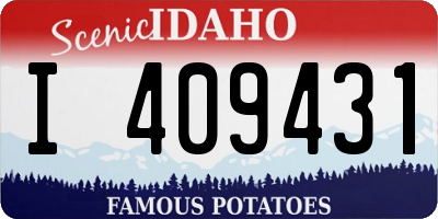 ID license plate I409431