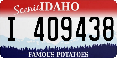 ID license plate I409438