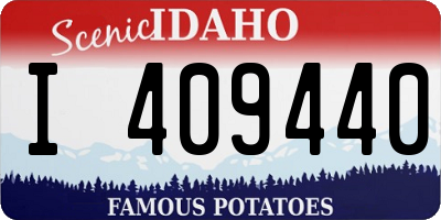 ID license plate I409440