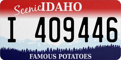 ID license plate I409446