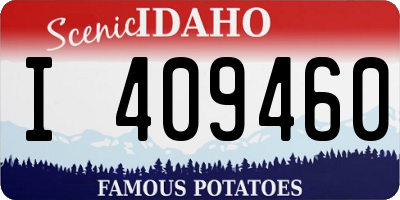 ID license plate I409460