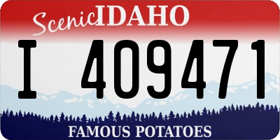 ID license plate I409471