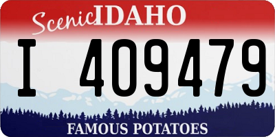 ID license plate I409479