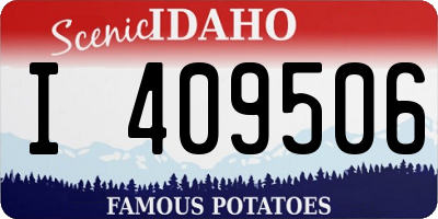 ID license plate I409506