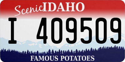 ID license plate I409509