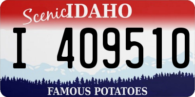 ID license plate I409510