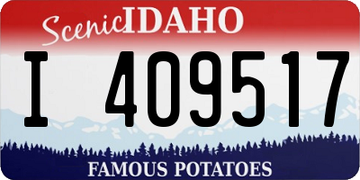ID license plate I409517