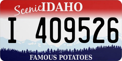 ID license plate I409526