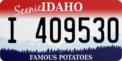 ID license plate I409530