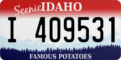 ID license plate I409531
