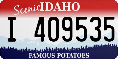 ID license plate I409535