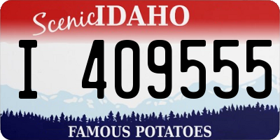 ID license plate I409555