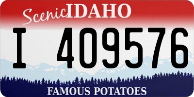 ID license plate I409576
