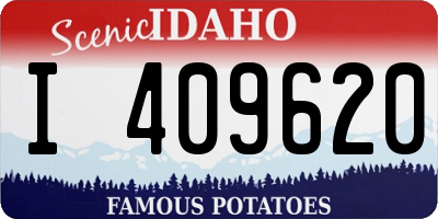 ID license plate I409620