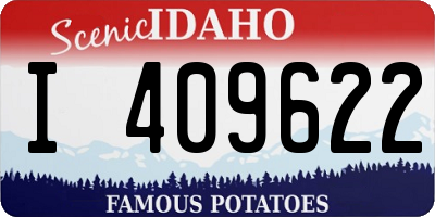 ID license plate I409622