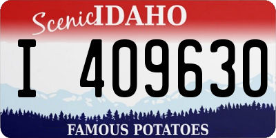 ID license plate I409630