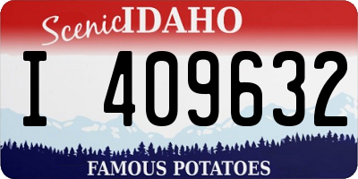 ID license plate I409632