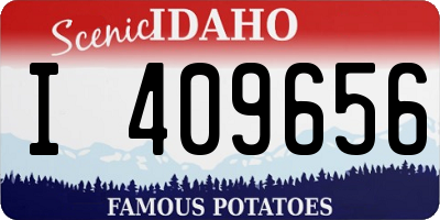 ID license plate I409656