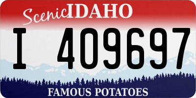 ID license plate I409697