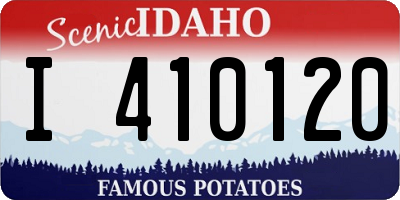 ID license plate I410120