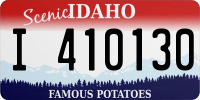 ID license plate I410130