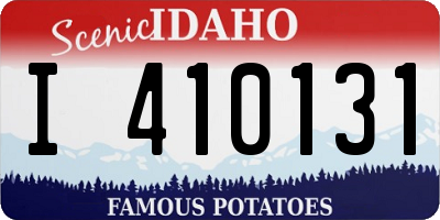 ID license plate I410131