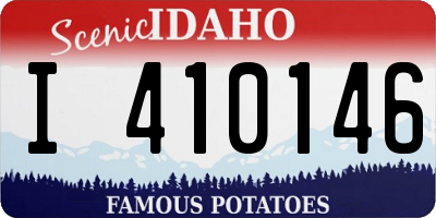 ID license plate I410146