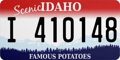 ID license plate I410148