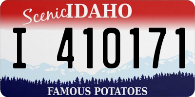ID license plate I410171