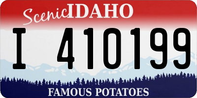ID license plate I410199