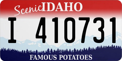 ID license plate I410731