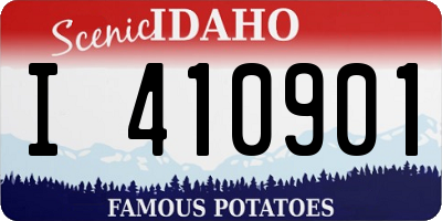 ID license plate I410901