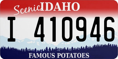 ID license plate I410946
