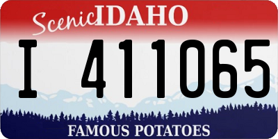 ID license plate I411065