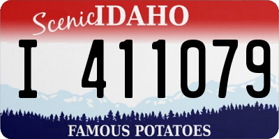 ID license plate I411079