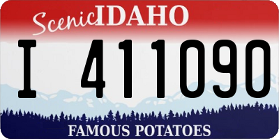 ID license plate I411090